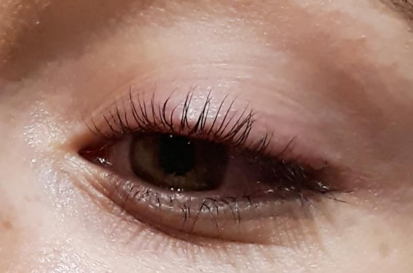rehaussement de cils + teinture